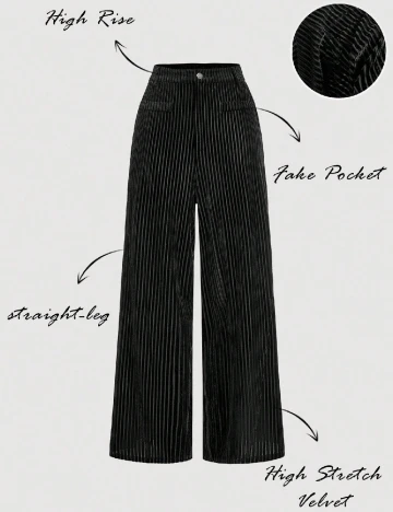 Pantaloni SHEIN, negru