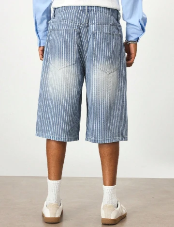 Pantaloni scurti Romwe, albastru