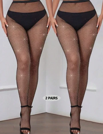 Set ciorapi 2 perechi SHEIN, negru