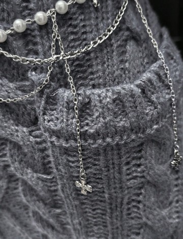 Rochie scurta SHEIN, gri