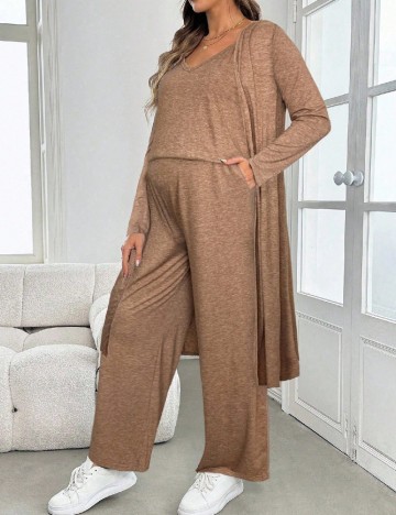 Compleu SHEIN Maternity, maro