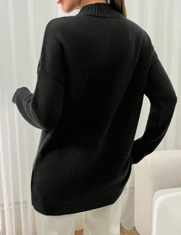 Bluza Oversize SHEIN, negru