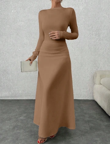 Rochie lunga SHEIN, maro