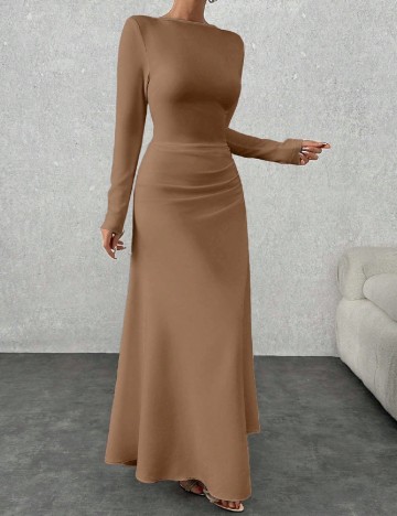 Rochie lunga SHEIN, maro