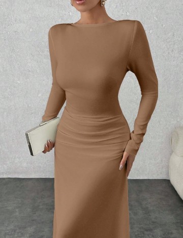 Rochie lunga SHEIN, maro