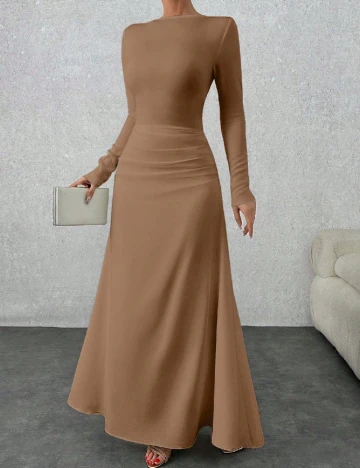 Rochie lunga SHEIN, maro