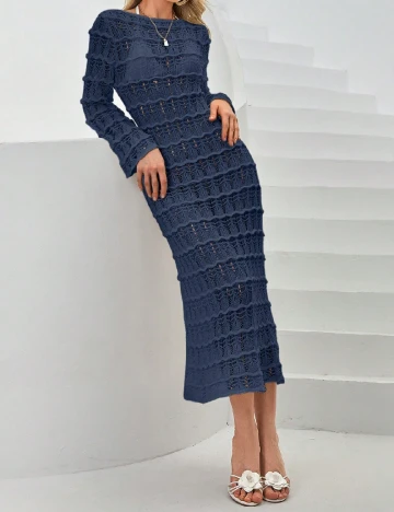 Rochie de plaja SHEIN, bleumarin