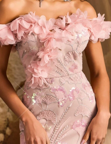 Rochie lunga SHEIN, roz