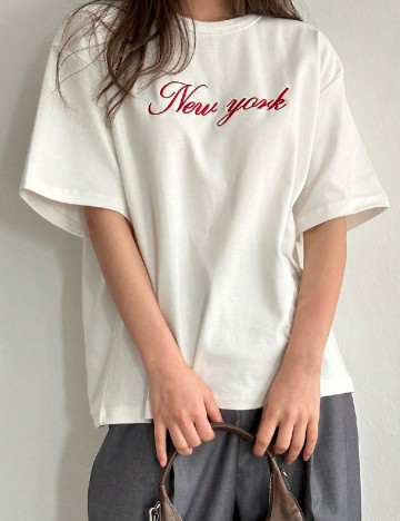 
						Tricou Oversize Dazy, alb