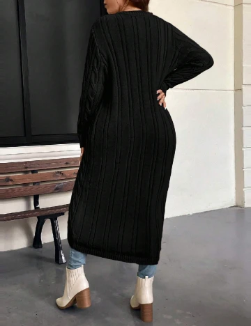 Pulover SHEIN CURVE, negru