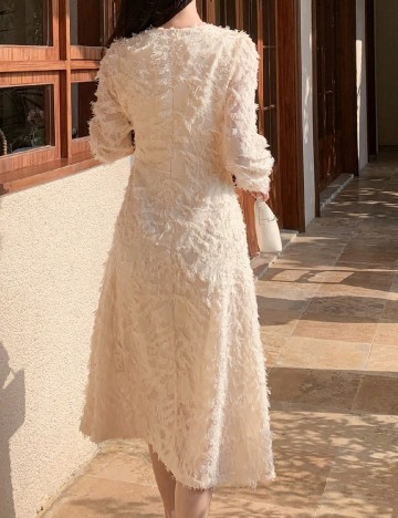 Rochie medie Dazy, galben