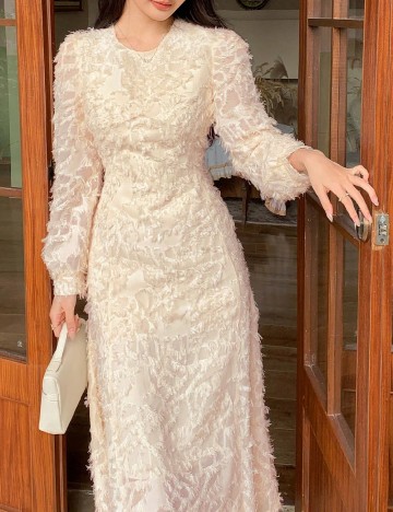 Rochie medie Dazy, galben