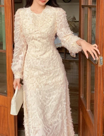 Rochie medie Dazy, galben