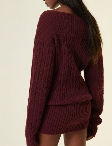 Rochie scurta SHEIN, visiniu