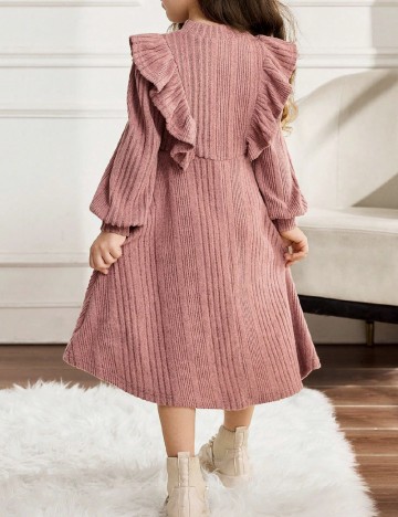 Rochie Shein Kids, roz pudra inchis