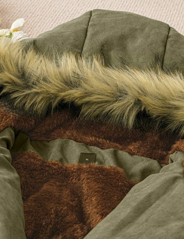 Geaca SHEIN CURVE, verde