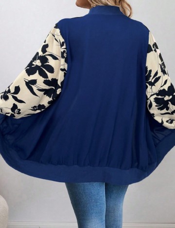 Jacheta SHEIN CURVE, bleumarin