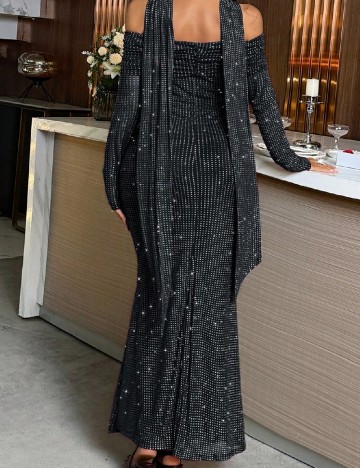Rochie lunga SHEIN, negru