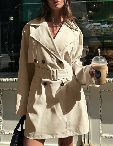 Trench SHEIN, bej