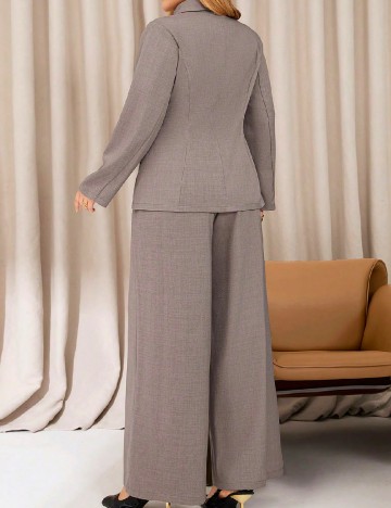 Compleu SHEIN CURVE, maro