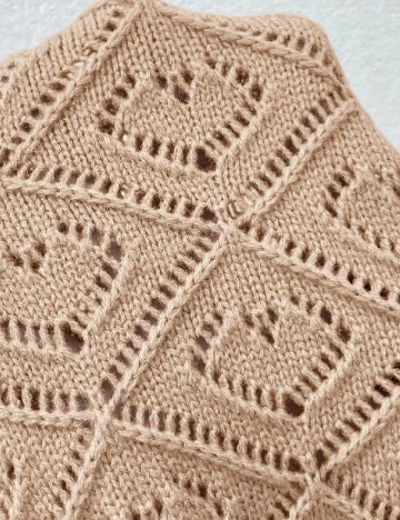 Cardigan SHEIN CURVE, crem