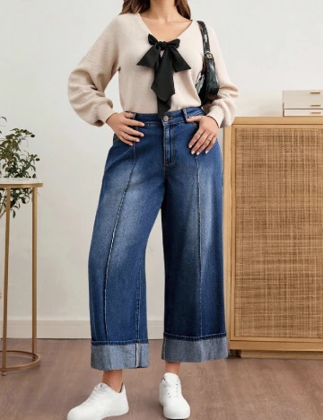 Blugi SHEIN CURVE, albastru