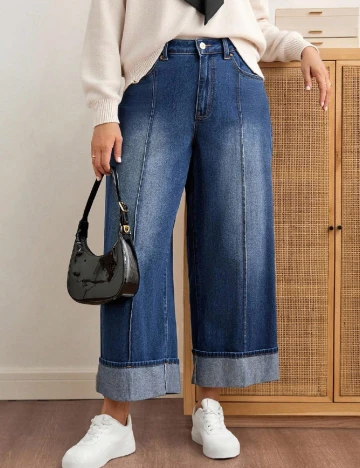 Blugi SHEIN CURVE, albastru