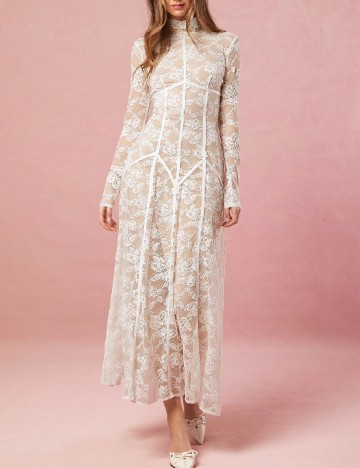 
						Rochie lunga SHEIN, alb