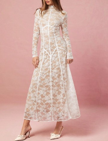 Rochie lunga SHEIN, alb