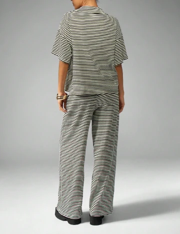 Compleu Missguided, ecru/negru