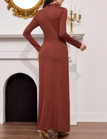 Rochie lunga SHEIN, maro