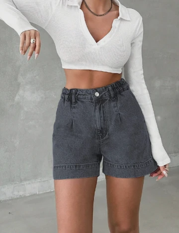 Pantaloni scurti SHEIN, gri