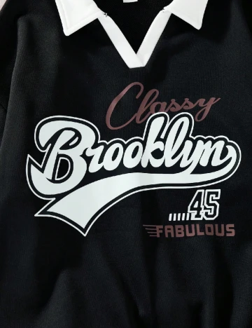 Bluza Shein Kids, negru