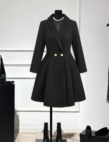 
						Palton SHEIN CURVE, negru