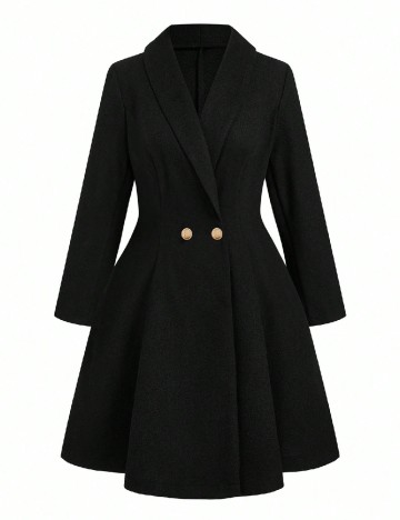 Palton SHEIN CURVE, negru