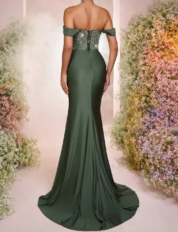 Rochie lunga SHEIN, verde