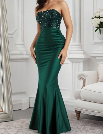 
						Rochie lunga Homeyee, verde