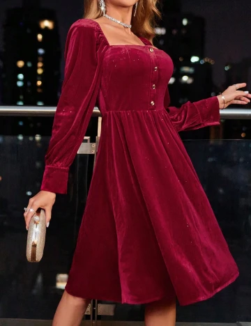 Rochie scurta SHEIN, rosu