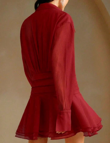 Rochie scurta Anewsta, rosu