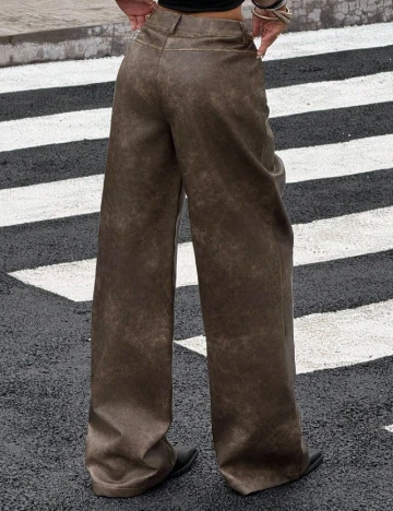 Pantaloni SHEIN, maro