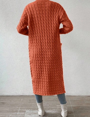 Cardigan SHEIN, portocaliu