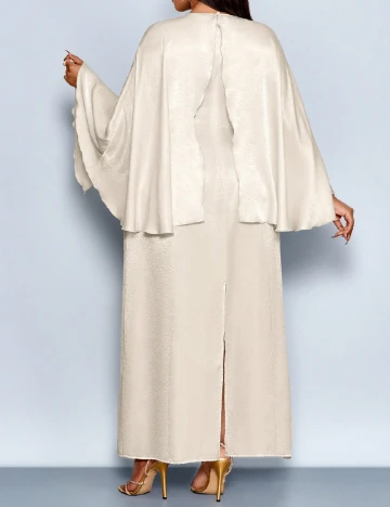 Rochie lunga SHEIN CURVE, crem