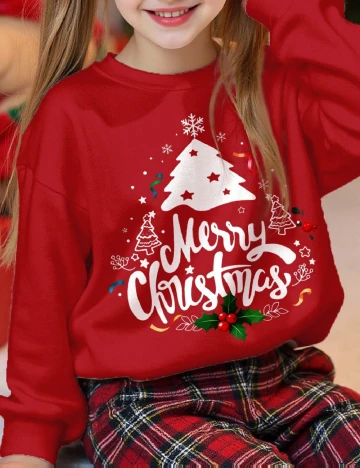 Bluza Shein Kids, rosu