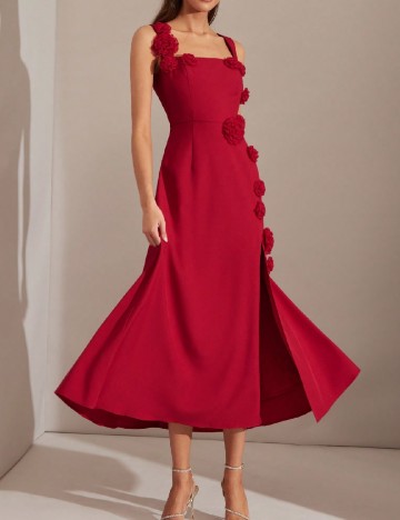 Rochie lunga SHEIN, rosu