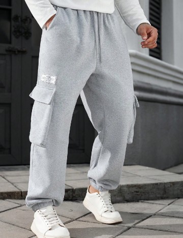 Pantaloni SHEIN, gri