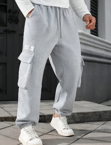 Pantaloni SHEIN, gri