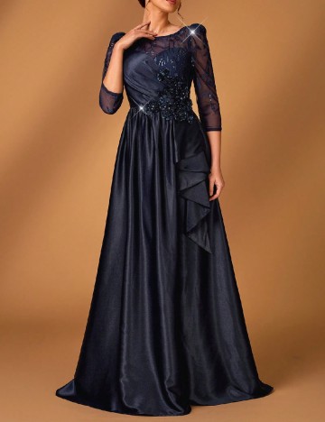 Rochie lunga SHEIN, bleumarin