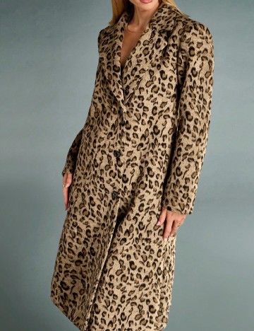 Palton SHEIN, animal print