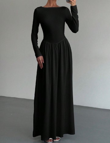 Rochie lunga SHEIN CURVE, negru