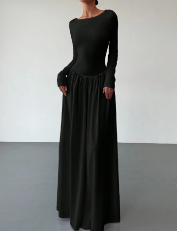 Rochie lunga SHEIN CURVE, negru